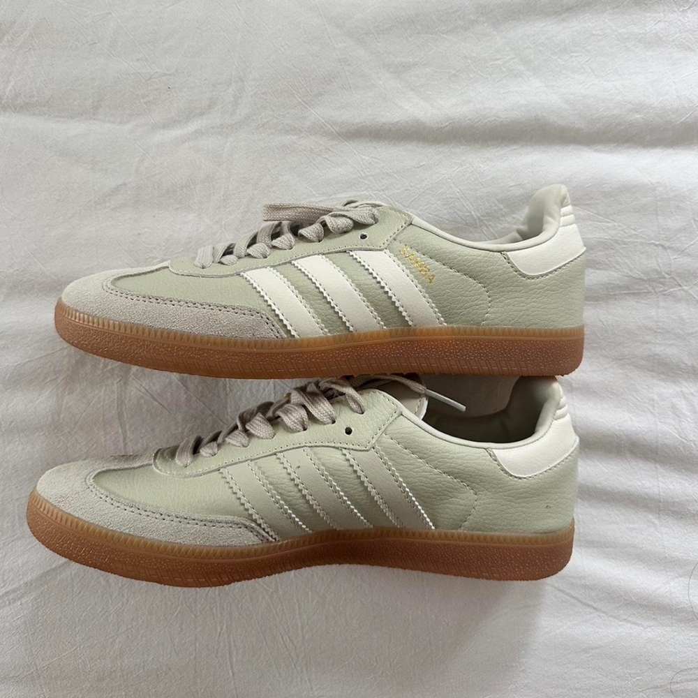 adidas samba OG aluminium gum white beige sneakers